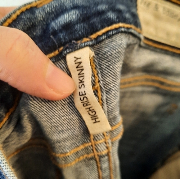 Rag & Bone High Rise Skinny Heritage Jeans 24 - Picture 6 of 6